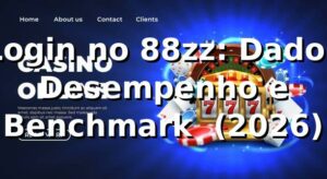 Login no 88zz: Dados, Desempenho e Benchmark 📊 (2026)